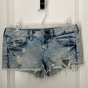 Express Short Denim Shorts